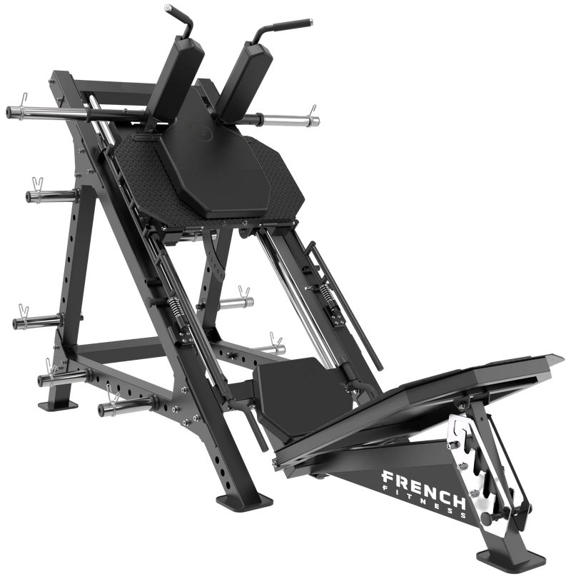 French Fitness Monster P/L Hack Squat Leg Press (New)