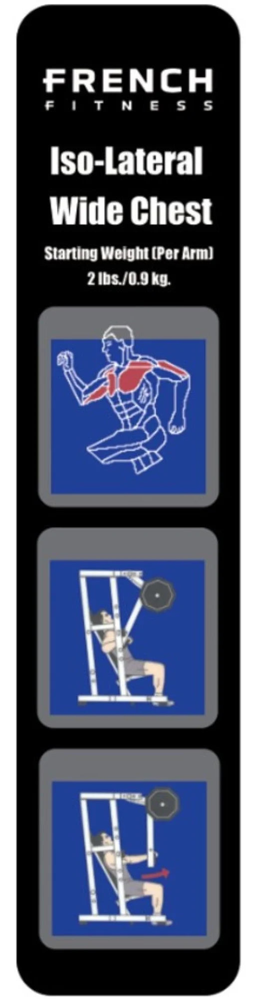 French Fitness Marin Iso-Lateral Wide Chest Plate Loaded (New) Image 2