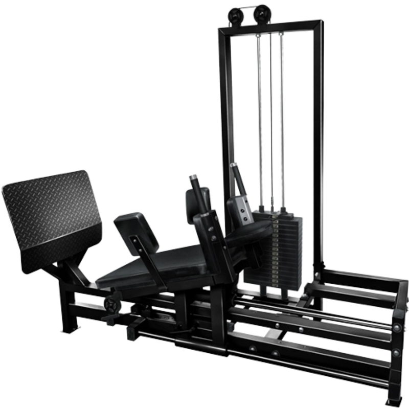 French Fitness Tahoe Selectorized Horizontal Leg Press (New)