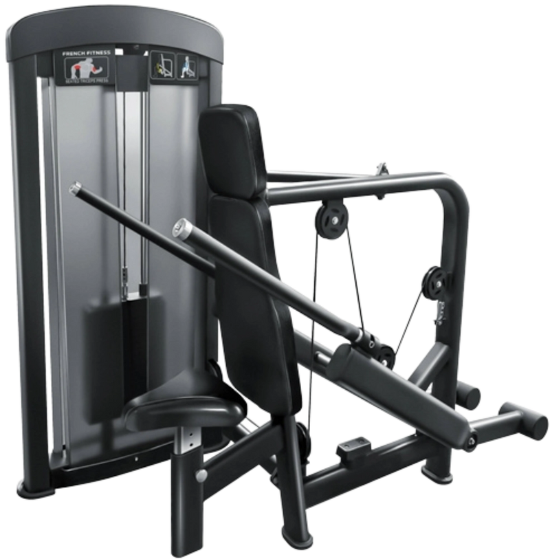 French Fitness Newport Selectorized Triceps Press (New)