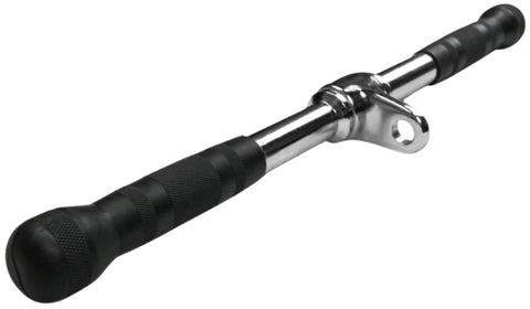 French Fitness Rubber Grip 21" Revolving Straight Bar (New)
