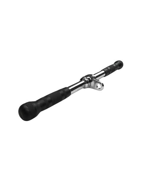 French Fitness Rubber Grip 21" Revolving Straight Bar (New)