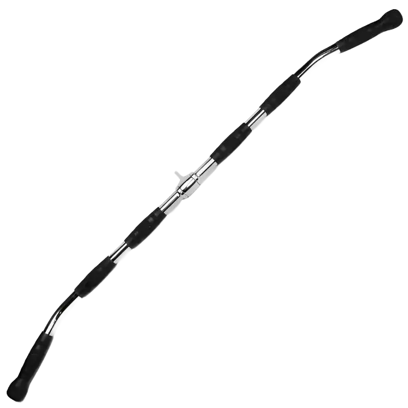 French Fitness 48" Rubber Grip Lat Bar (New)