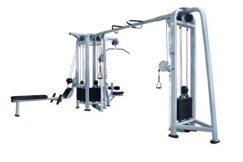 French Fitness FFS Silver 5 Stack Multi Jungle Gym (New)