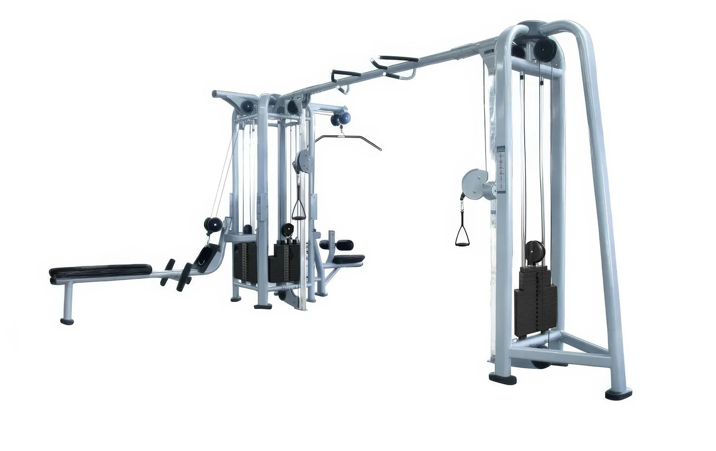 French Fitness FFS Silver 5 Stack Multi Jungle Gym (New)