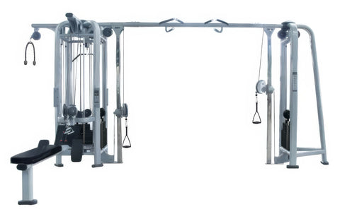 French Fitness FFS Silver 5 Stack Multi Jungle Gym (New)