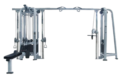 French Fitness FFS Silver 5 Stack Multi Jungle Gym (New)