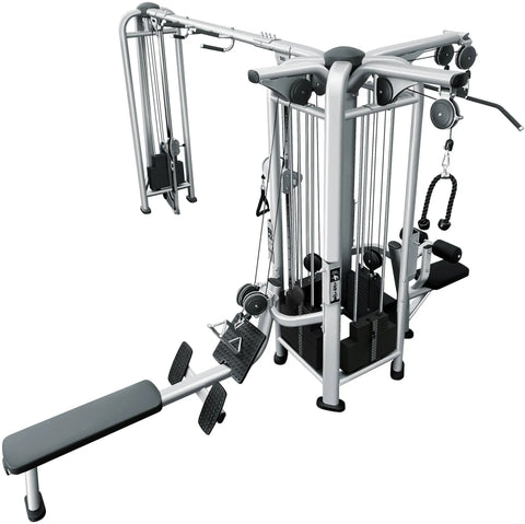 French Fitness FFS Silver 5 Stack Multi Jungle Gym (New)