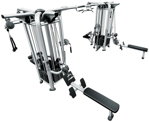 French Fitness FFS Silver 8 Stack Multi Jungle Gym (New)