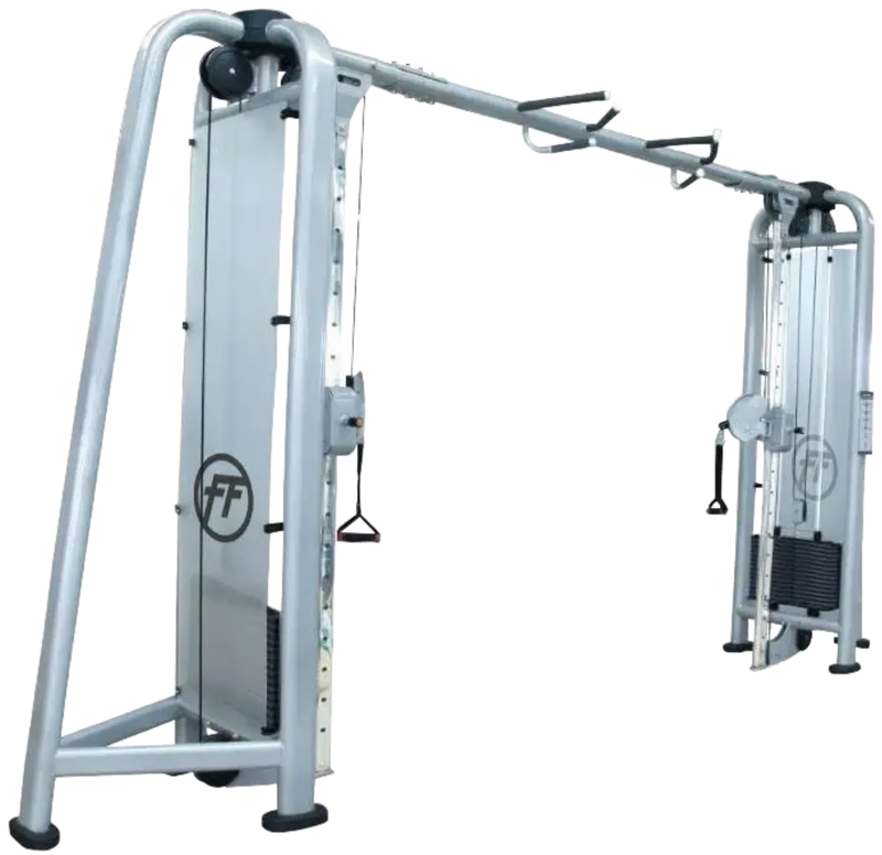 French Fitness FFS Silver Adjustable Cable Crossover (New)