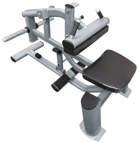 French Fitness FFS Silver Seated Calf Raise Plate Loaded (New) Image