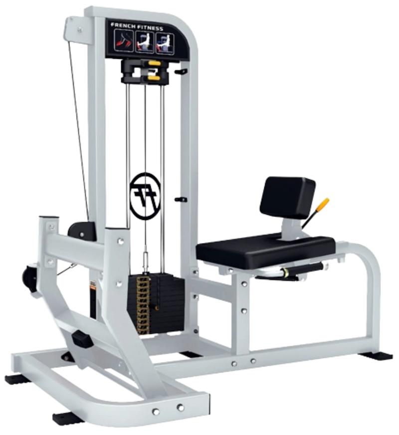 French Fitness Shasta Selectorized Horizontal Calf (New)