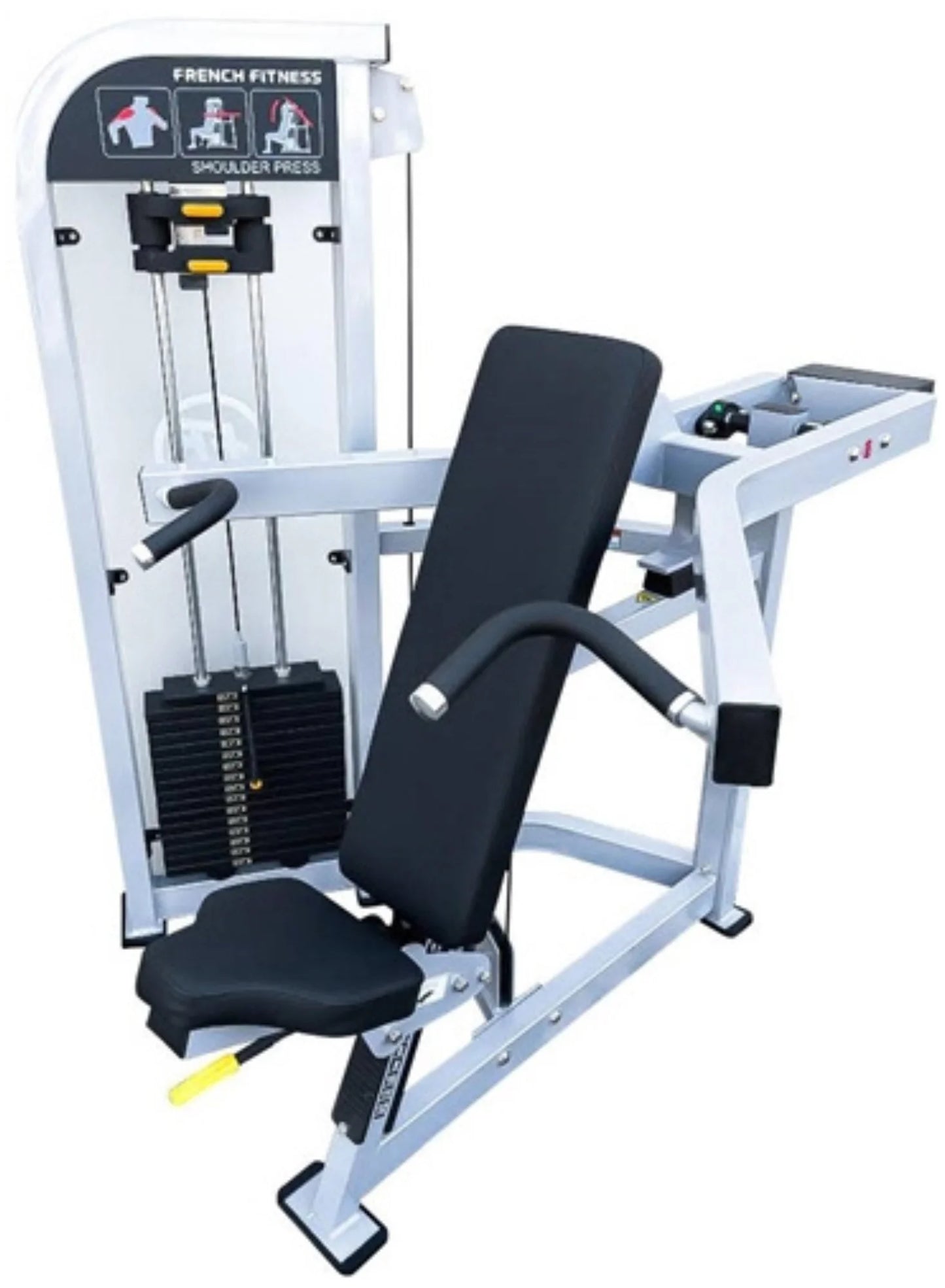 French Fitness Shasta Shoulder Press - Angled View
