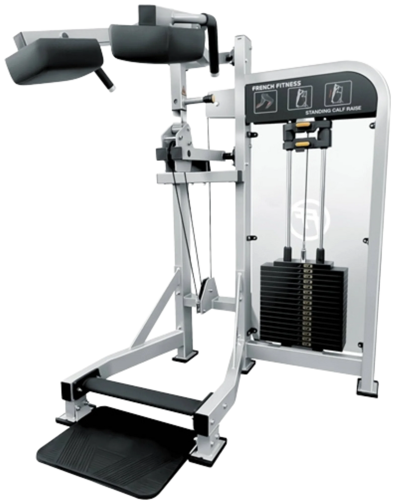 French Fitness Shasta Selectorized Standing Calf Raise (New)