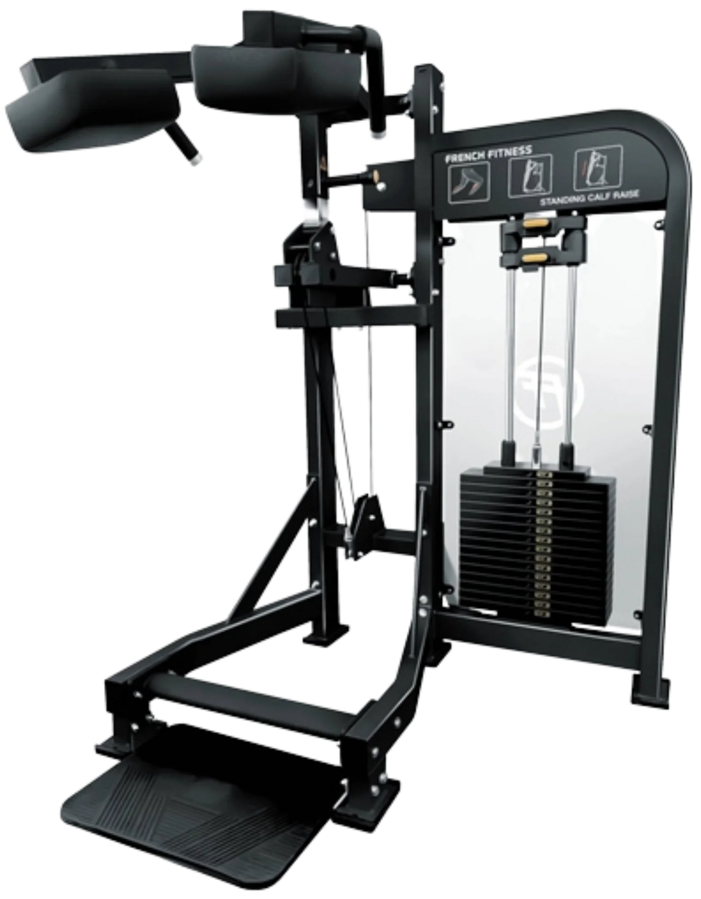French Fitness Tahoe Selectorized Standing Calf Raise (New) Image