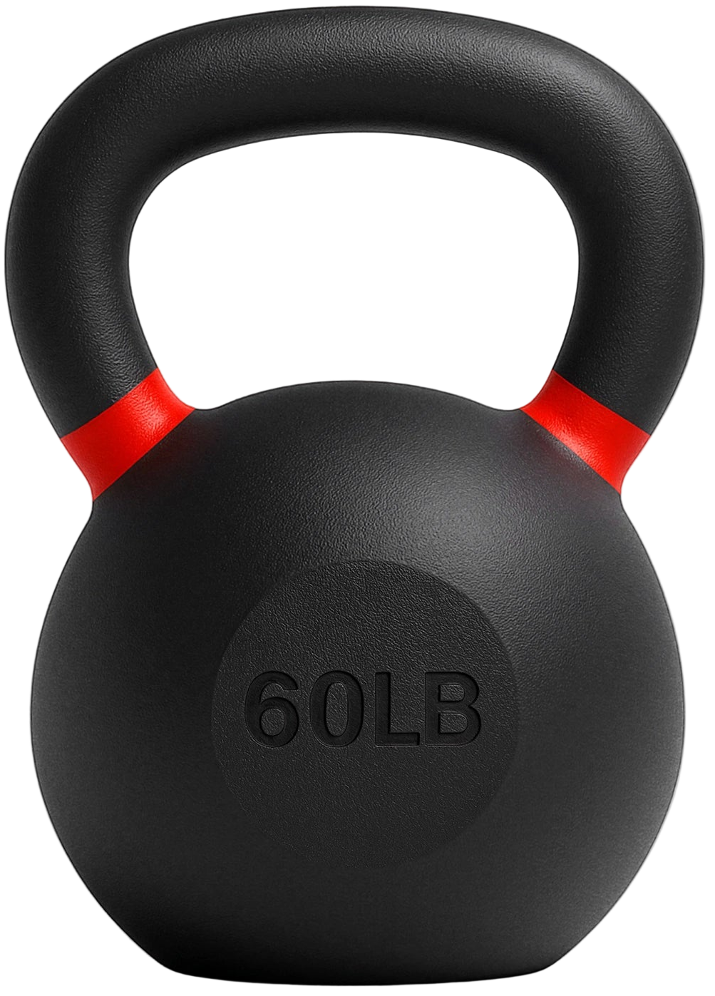 French Fitness Cast Iron Kettlebell 60 lbs (New) - Front View