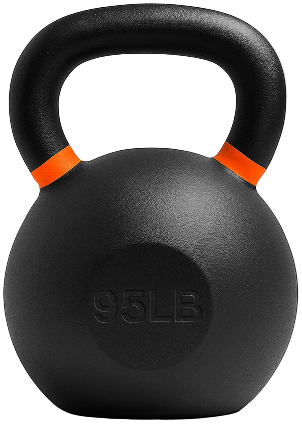 French Fitness Cast Iron Kettlebell 95 lbs (New) - Front View
