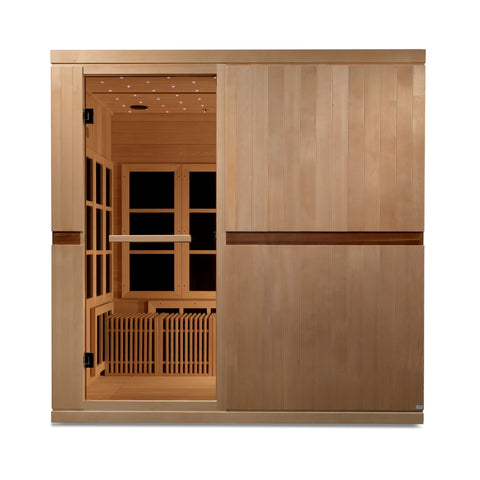 GoldenDesigns GDI-6880-02 Elite Catalonia 8 Person Ultra Low EMF FAR Infrared Sauna (New)