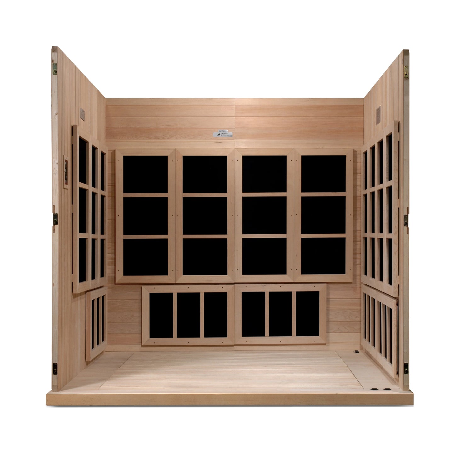 GoldenDesigns GDI-6880-02 Elite Catalonia 8 Person Ultra Low EMF FAR Infrared Sauna (New) Image 7