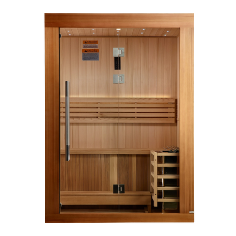 Golden Designs GDI-7289-02 Sundsvall Traditional Steam Sauna - Canadian Red Cedar (New)