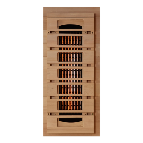 Golden Designs GDI-8010-03 Full Spectrum PureTech Near Zero EMF FAR Infrared Sauna with Himalayan Salt Bar (New)