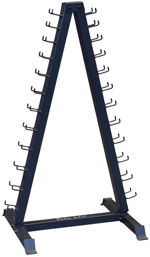 Body Solid GDR24B 12 Pair Vertical Dumbbell Rack (New)