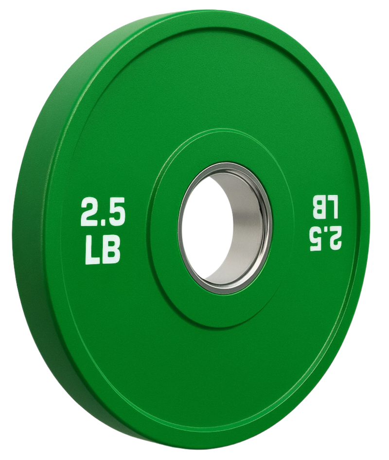 French Fitness Olympic Colored Bumper Plate 2.5 lbs - Blank (New)