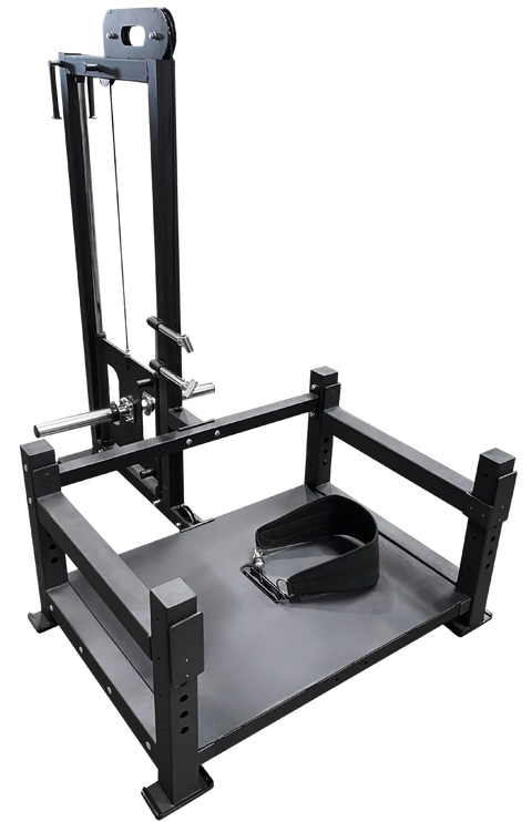 French Fitness - Belt Squat Training Platform Plate Loaded (New) - Angled View