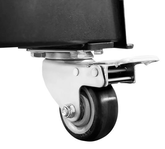 French Fitness - Caster Wheel Set of 6 (New) - Close Up View