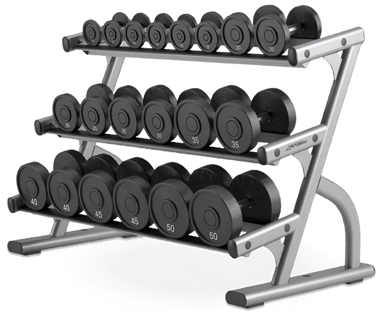 Life Fitness Optima Series 3-Tier Dumbbell Rack (Remanufactured)
