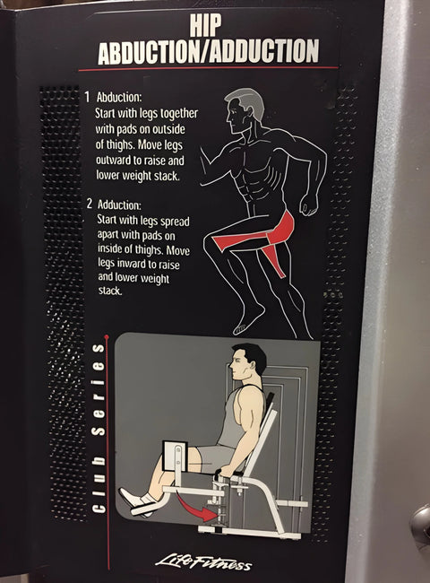 Life Fitness Club Series Hip Abduction / Adduction (Remanufactured)