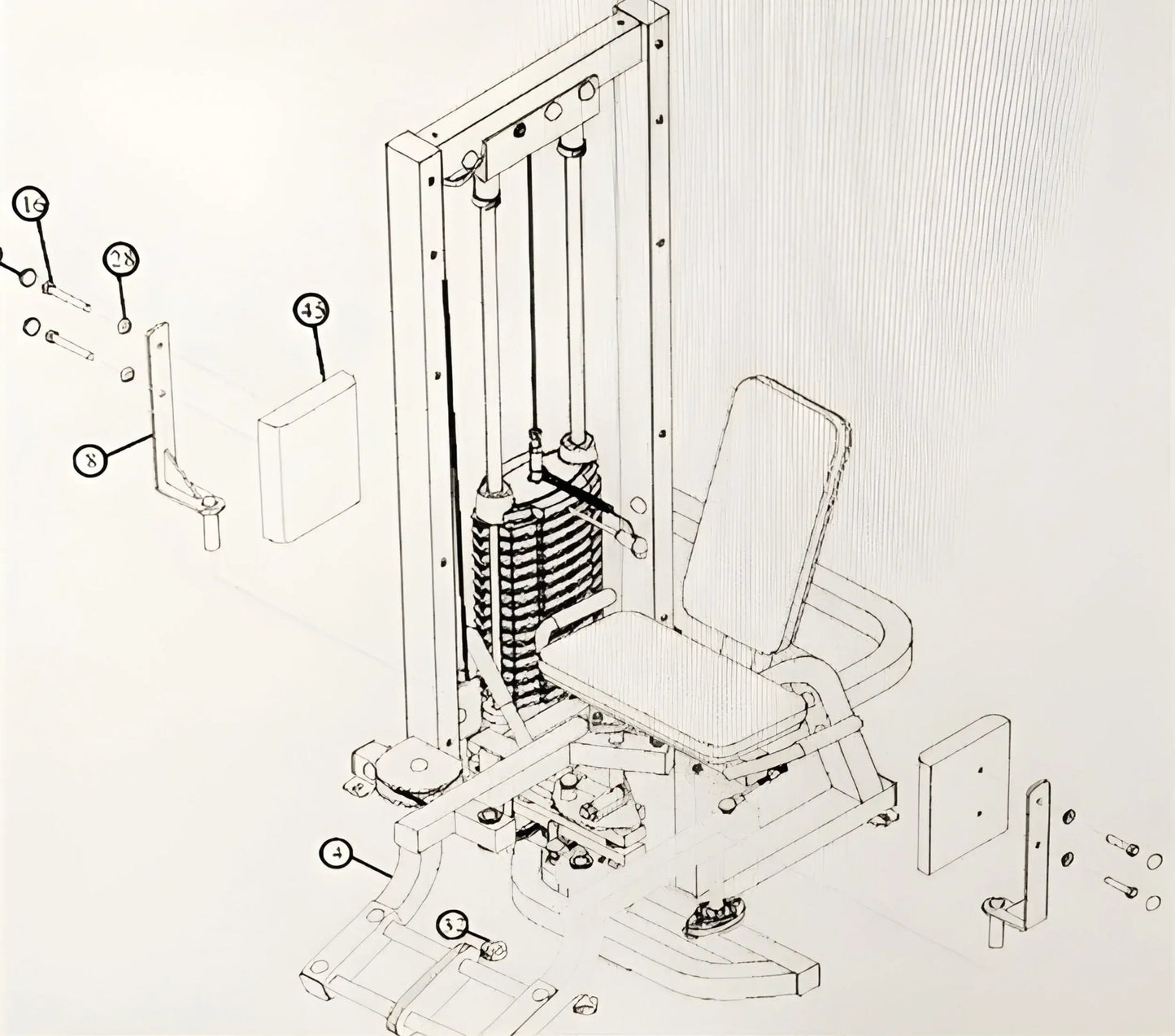 Life Fitness Club Series Hip Abduction / Adduction (Remanufactured) Image 3