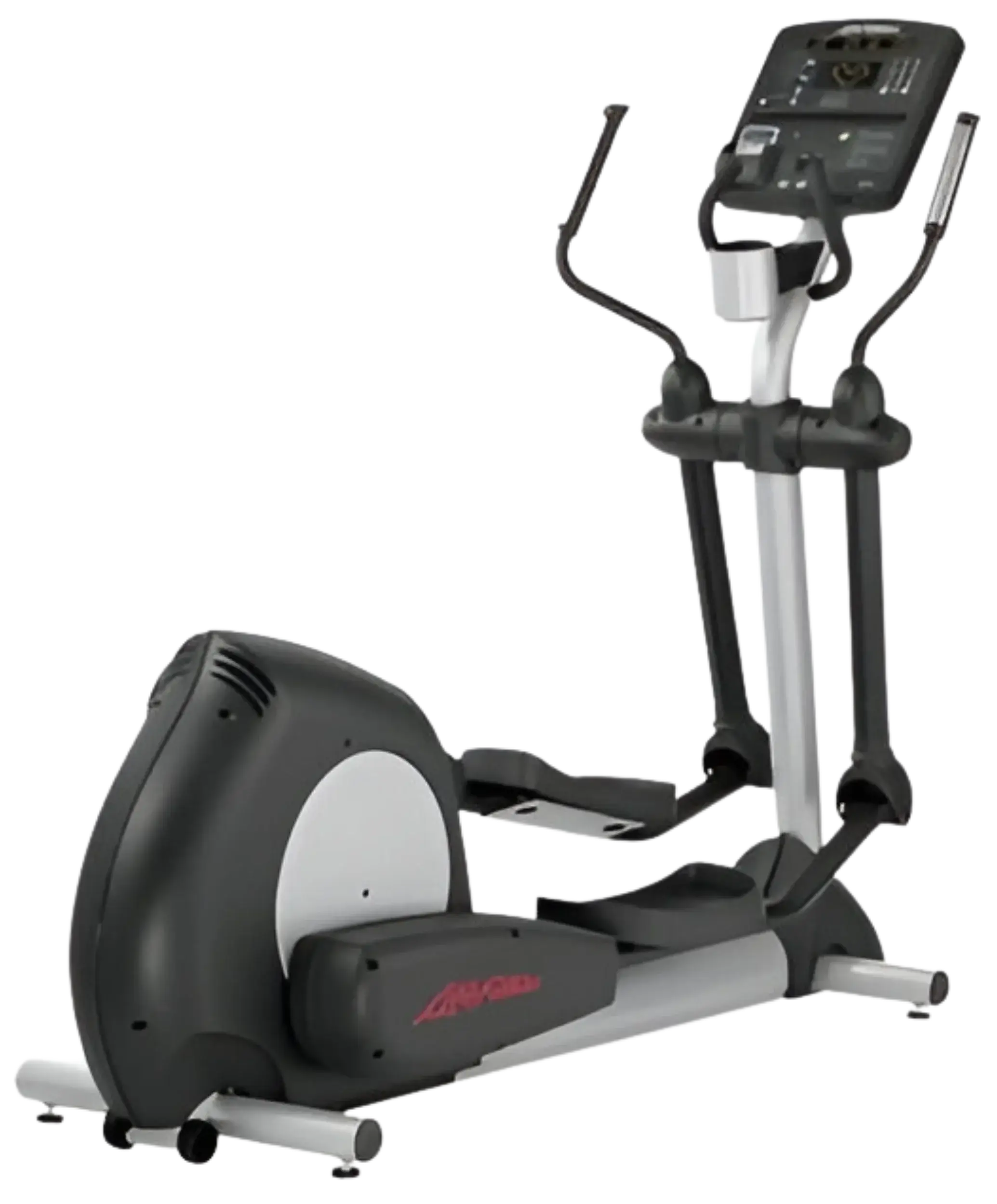 Life Fitness Integrity Series Elliptical CLSX machine in black and silver, with digital console.