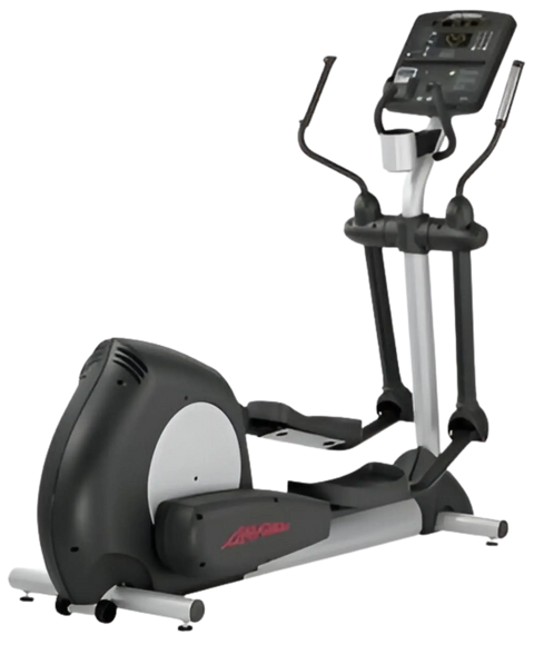 Life Fitness Integrity Series Elliptical CLSX machine in black and silver, with digital console.