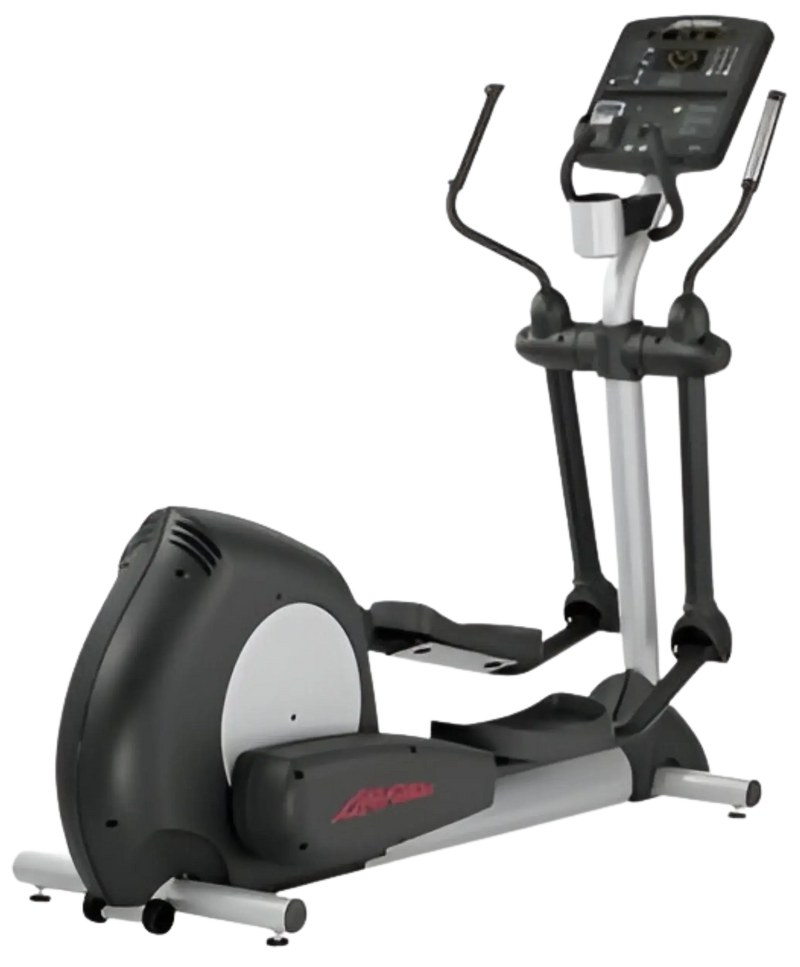 Life Fitness Integrity Series Elliptical CLSX machine in black and silver, with digital console.