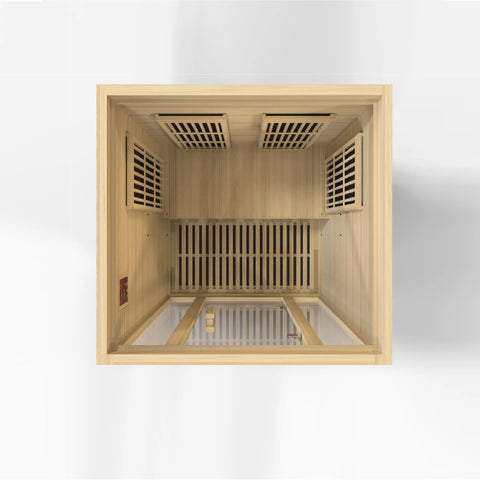 GoldenDesigns MX-J206-01 Hemlock LEMF Maxxus Far IR Sauna (New)