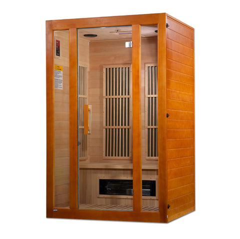 GoldenDesigns MX-J206-02S Maxxus 2-Person Low EMF FAR Infrared Sauna (New)