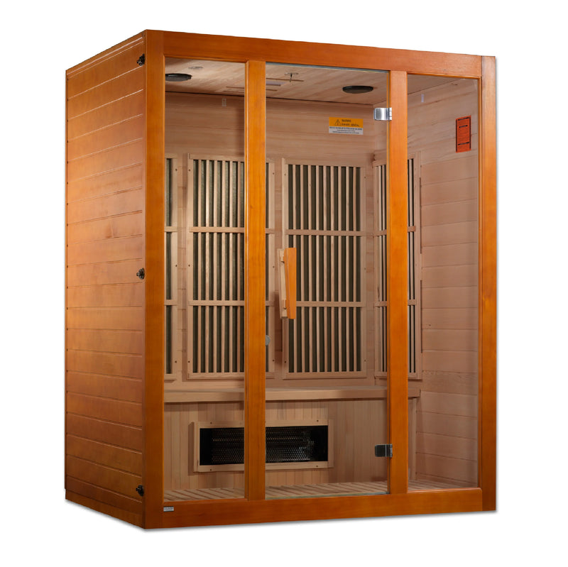 GoldenDesigns MX-J306-02S Maxxus "Alpine" Dual Techology Low EMF FAR IR Sauna (New)