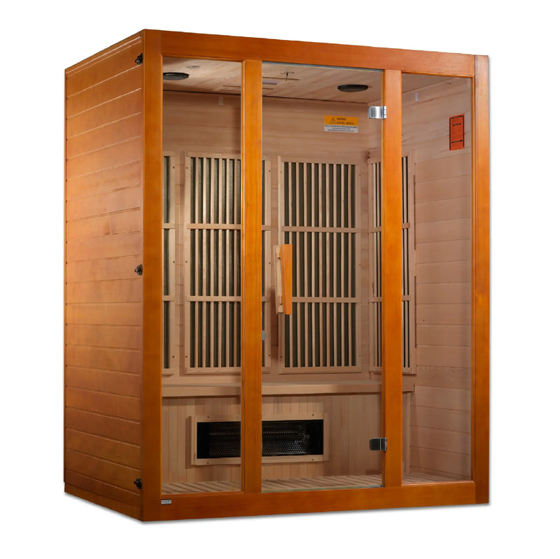 GoldenDesigns MX-J306-02S Maxxus "Alpine" Dual Techology Low EMF FAR IR Sauna (New) Image