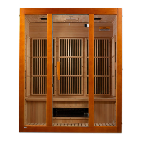 GoldenDesigns MX-J306-02S Maxxus "Alpine" Dual Techology Low EMF FAR IR Sauna (New)