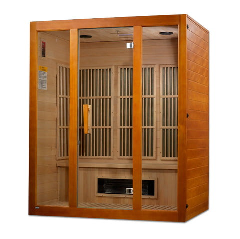 GoldenDesigns MX-J306-02S Maxxus "Alpine" Dual Techology Low EMF FAR IR Sauna (New) Image 3