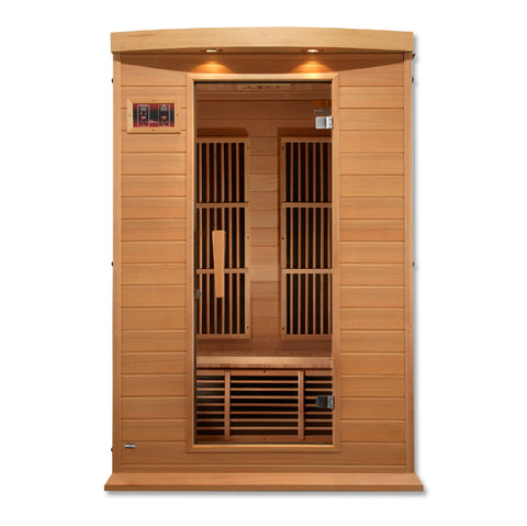 GoldenDesigns MX-K206-01 Hemlock LEMF Maxxus Far IR Sauna (New)