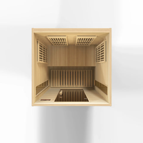 GoldenDesigns MX-K206-01 Hemlock LEMF Maxxus Far IR Sauna (New)