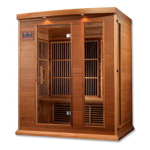 GoldenDesigns MX-K306-01 Red Cedar LEMF Maxxus Far IR Sauna (New)