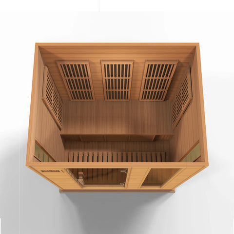 GoldenDesigns MX-K306-01 Red Cedar LEMF Maxxus Far IR Sauna (New)