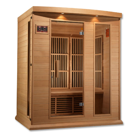 GoldenDesigns MX-K306-01 Hemlock LEMF Maxxus Far IR Sauna (New) Image