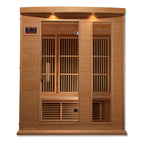 GoldenDesigns MX-K306-01 Hemlock LEMF Maxxus Far IR Sauna (New)