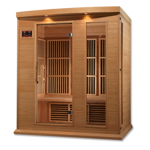 GoldenDesigns MX-K306-01 Hemlock LEMF Maxxus Far IR Sauna (New)