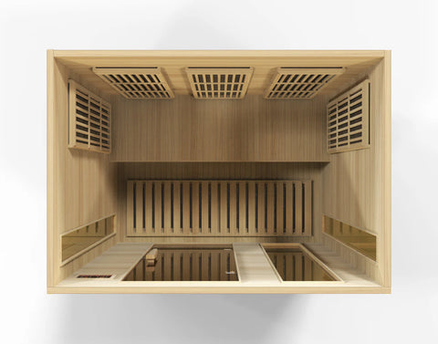 GoldenDesigns MX-K306-01 Hemlock LEMF Maxxus Far IR Sauna (New)