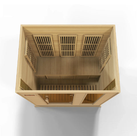 GoldenDesigns MX-K306-01 Hemlock LEMF Maxxus Far IR Sauna (New) Image 7
